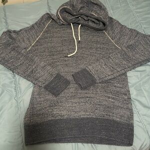 EUC GAP MEN’S HOODED PULLOVER SWEATER SIZE M COLOUR BLUE